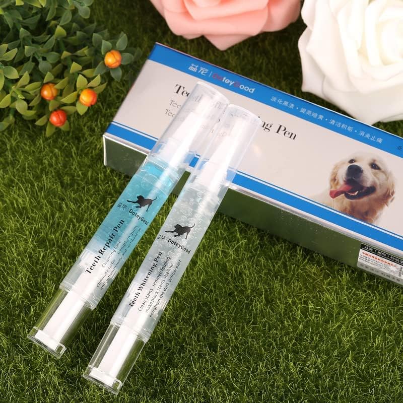 Dog Teeth Repairing Kit, Pet Teeth Cleaning Pen for Dental Care,