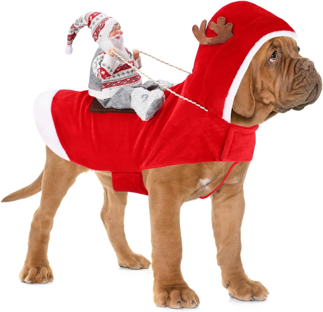 Santa Dog Costume Christmas Pet Clothes