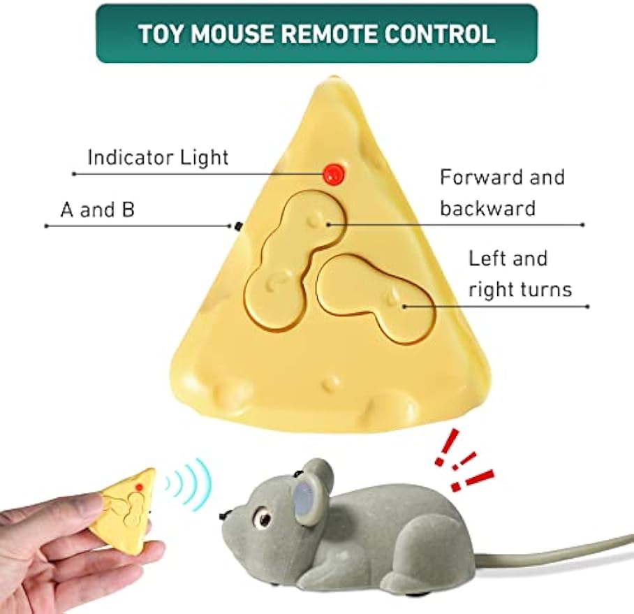 Toy for Cats Interactive Remote Control or Smart Sensing