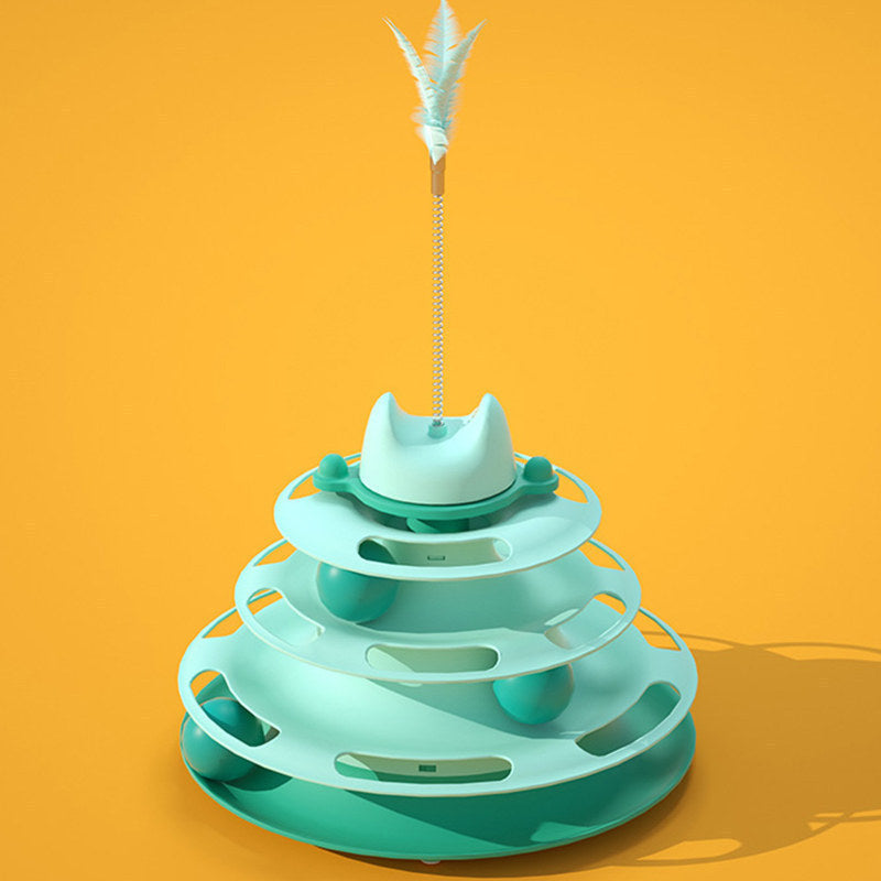 Cats Turntable Circle Track Toys