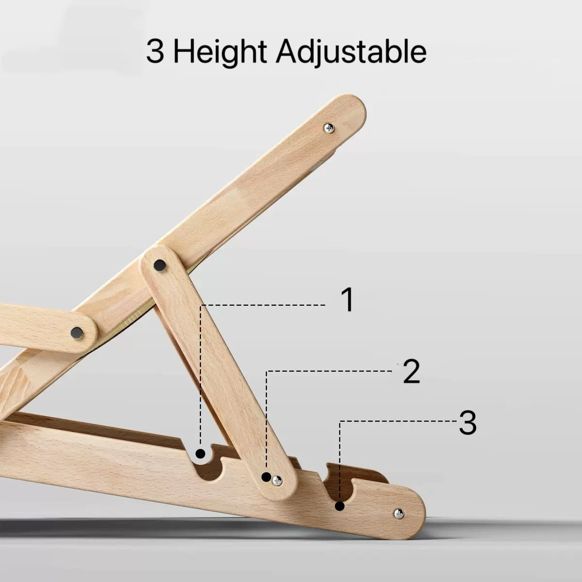 Adjustable Natural Wooden Sisal Cat Chair