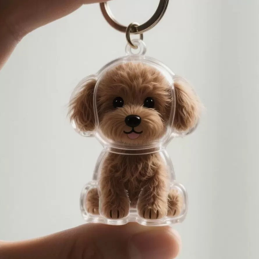 Dog Hair Collector Keychain – Pet Hair Keepsake & Memorial Storage