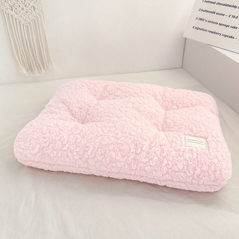 Washable Dog Bed Deluxe Plush Dog Crate Beds
