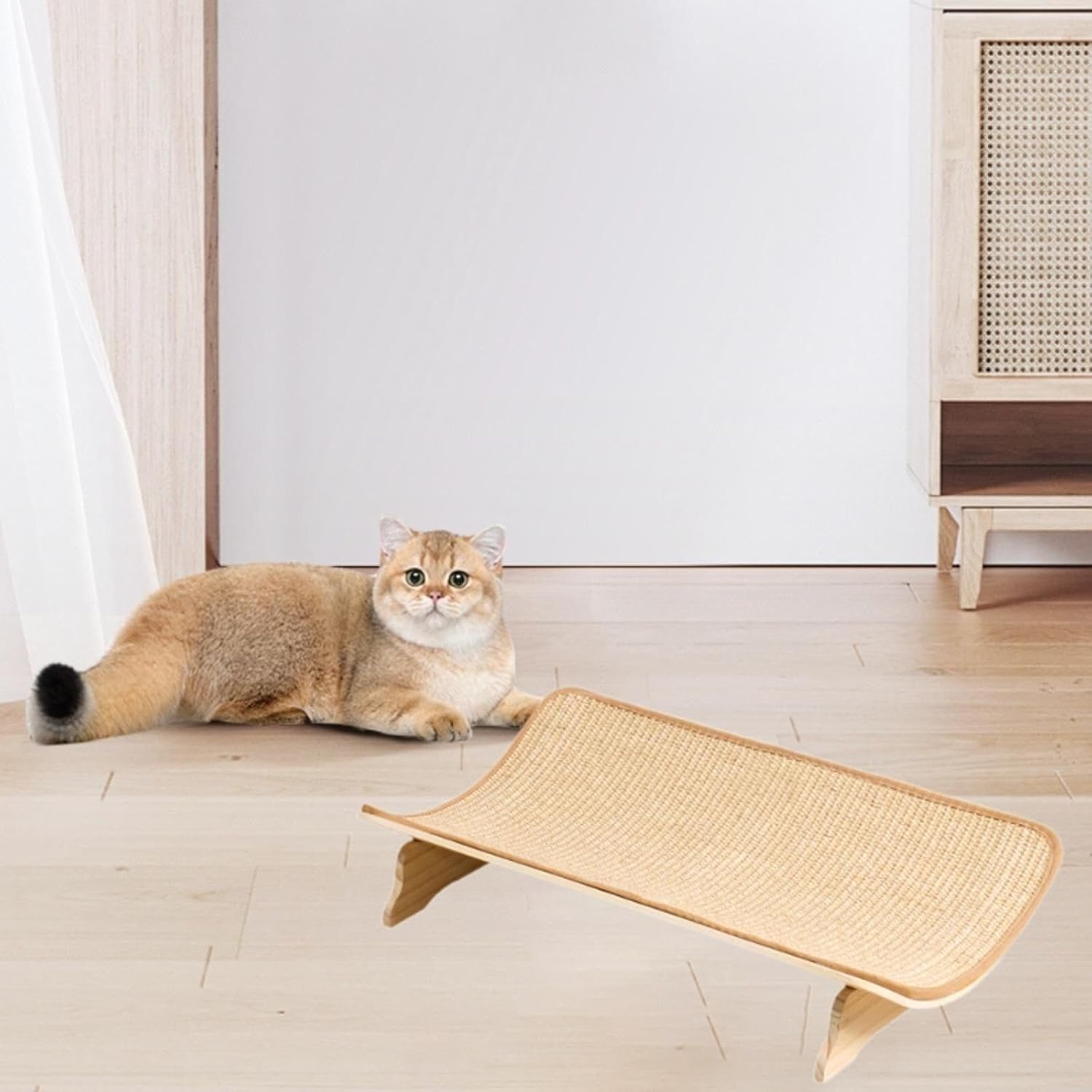 U Shape Cat Scratch Pad, Cat Scratcher Sisal