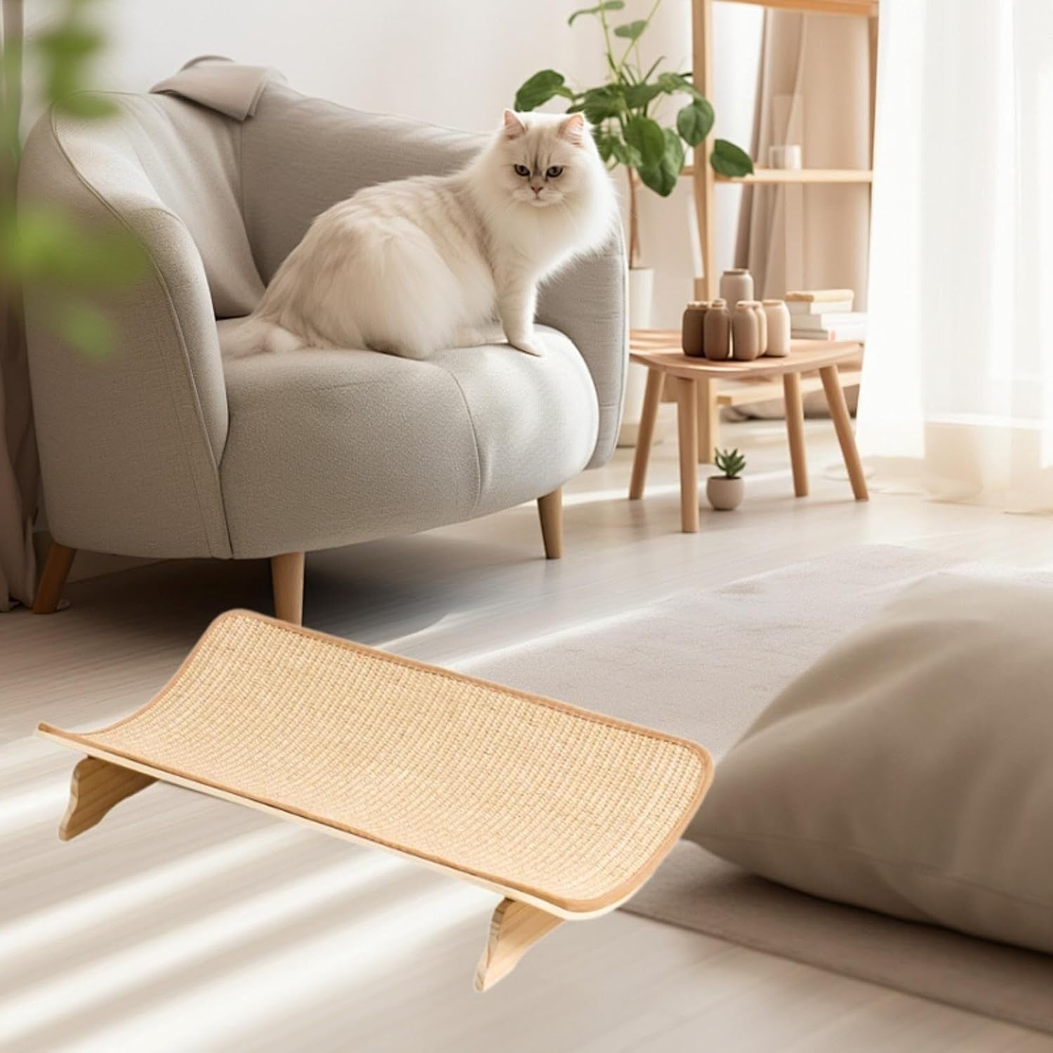 U Shape Cat Scratch Pad, Cat Scratcher Sisal
