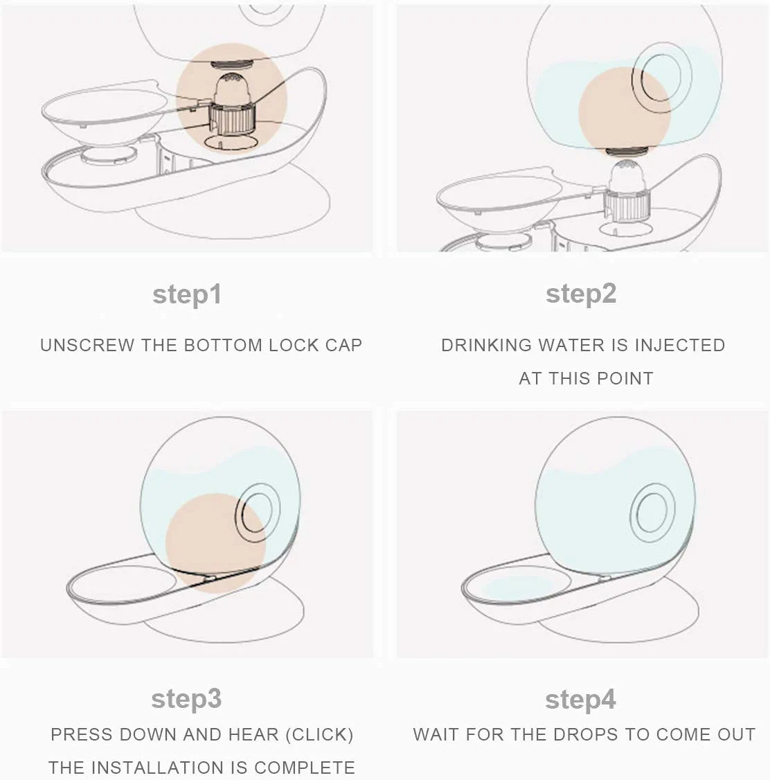 Cat & Dog Automatic Water Fountain