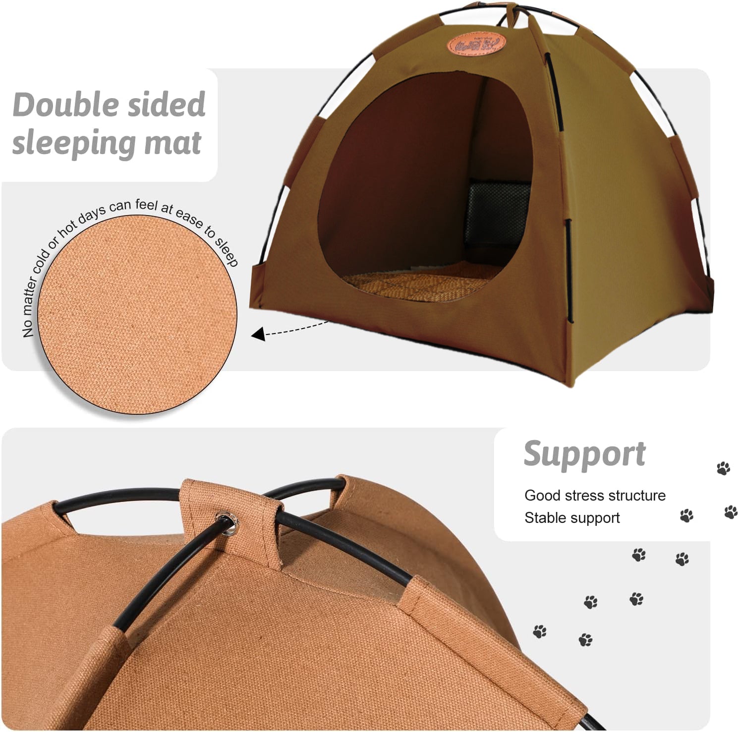 Cat & Dog Tent Pet Bed