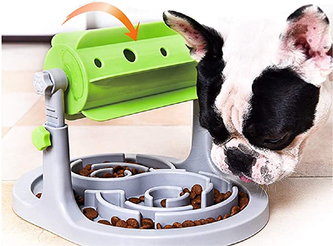Interactive Dog & Cat Food Puzzle Toy Slow Feeder