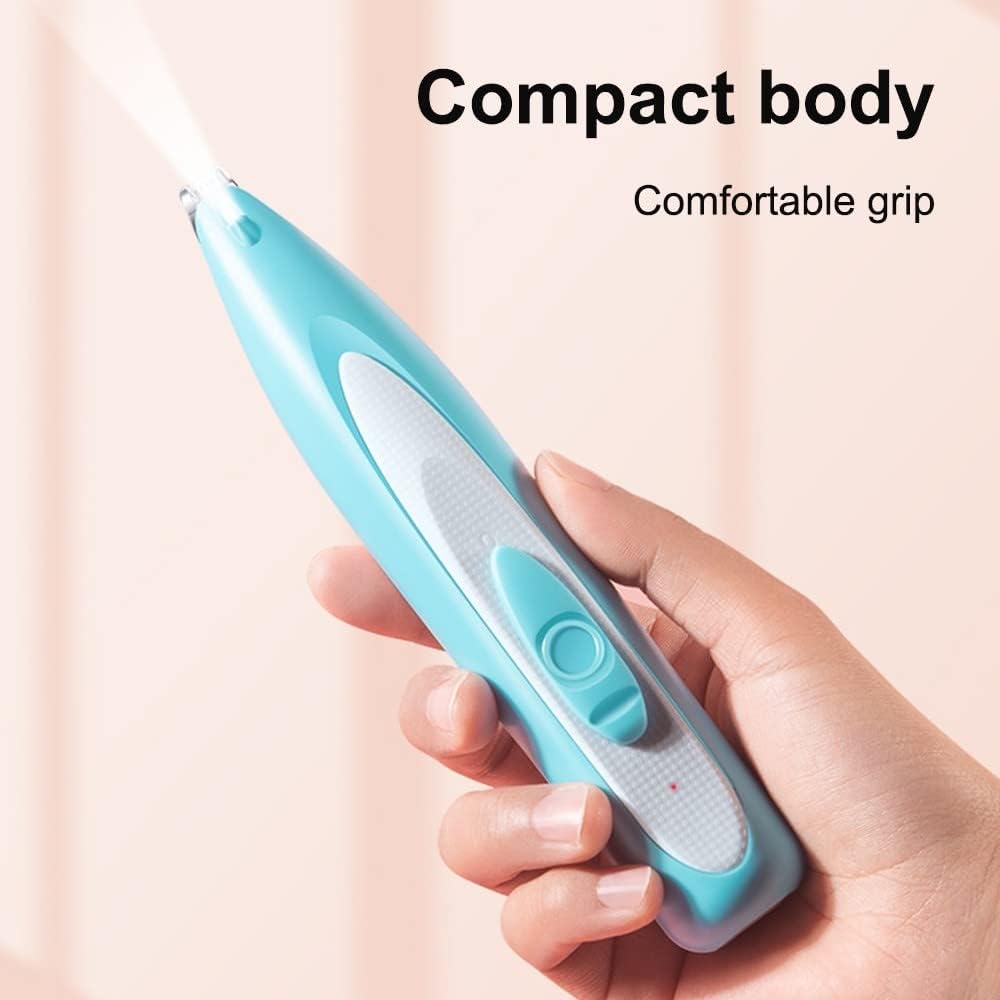 Cat Paw Fur Trimmer with LED Light Noise Less