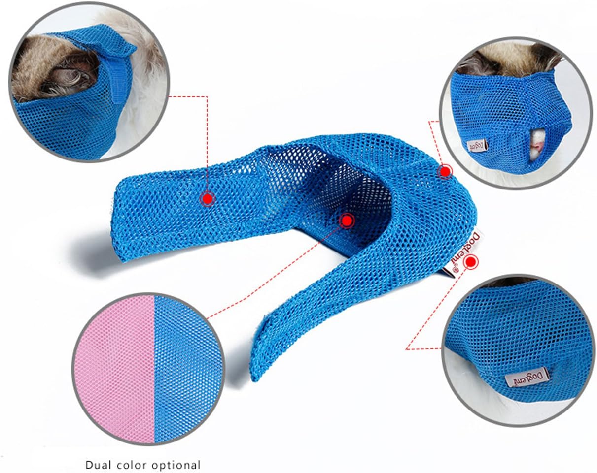 Cat Mask For Grooming Muzzle Breathable Mesh Pet Muzzle