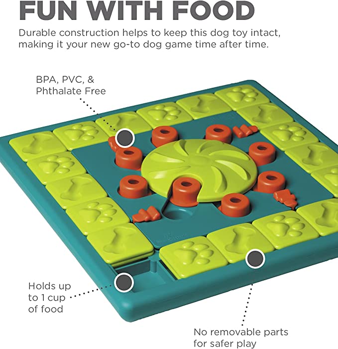 MultiPuzzle Interactive Dog Treat Puzzle Toy