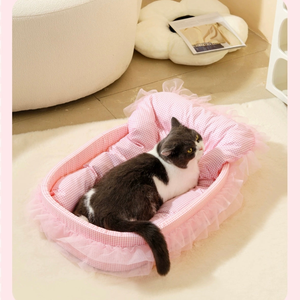 Cat Bed Macaron Color