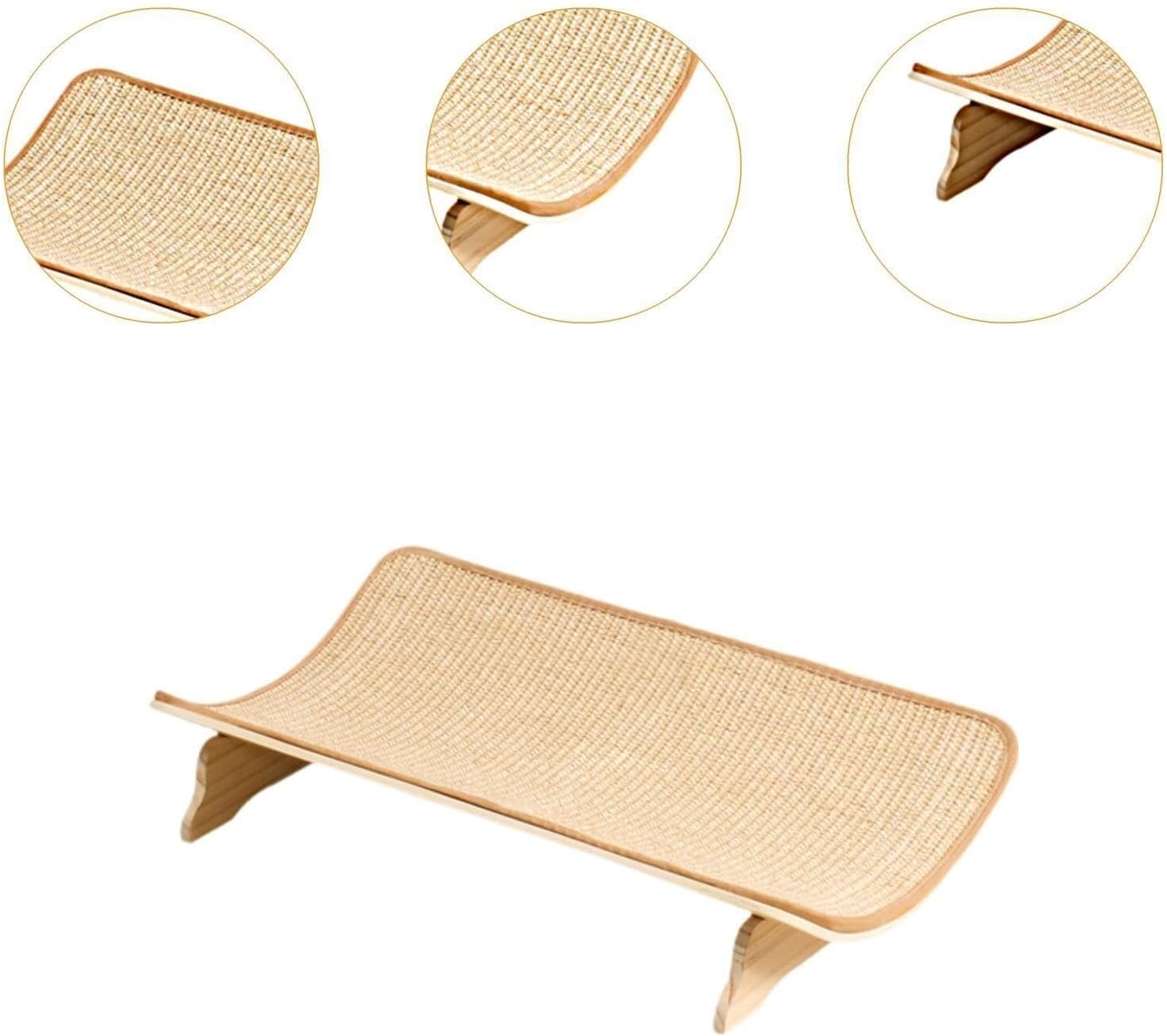 U Shape Cat Scratch Pad, Cat Scratcher Sisal