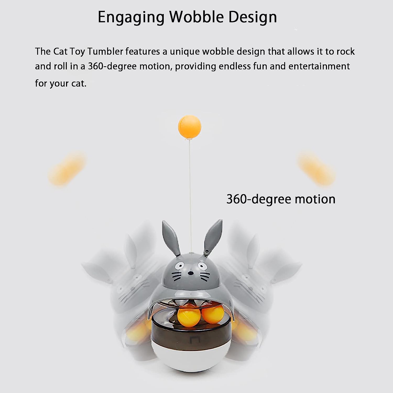 Cat Toy Tumbler - Interactive Toy