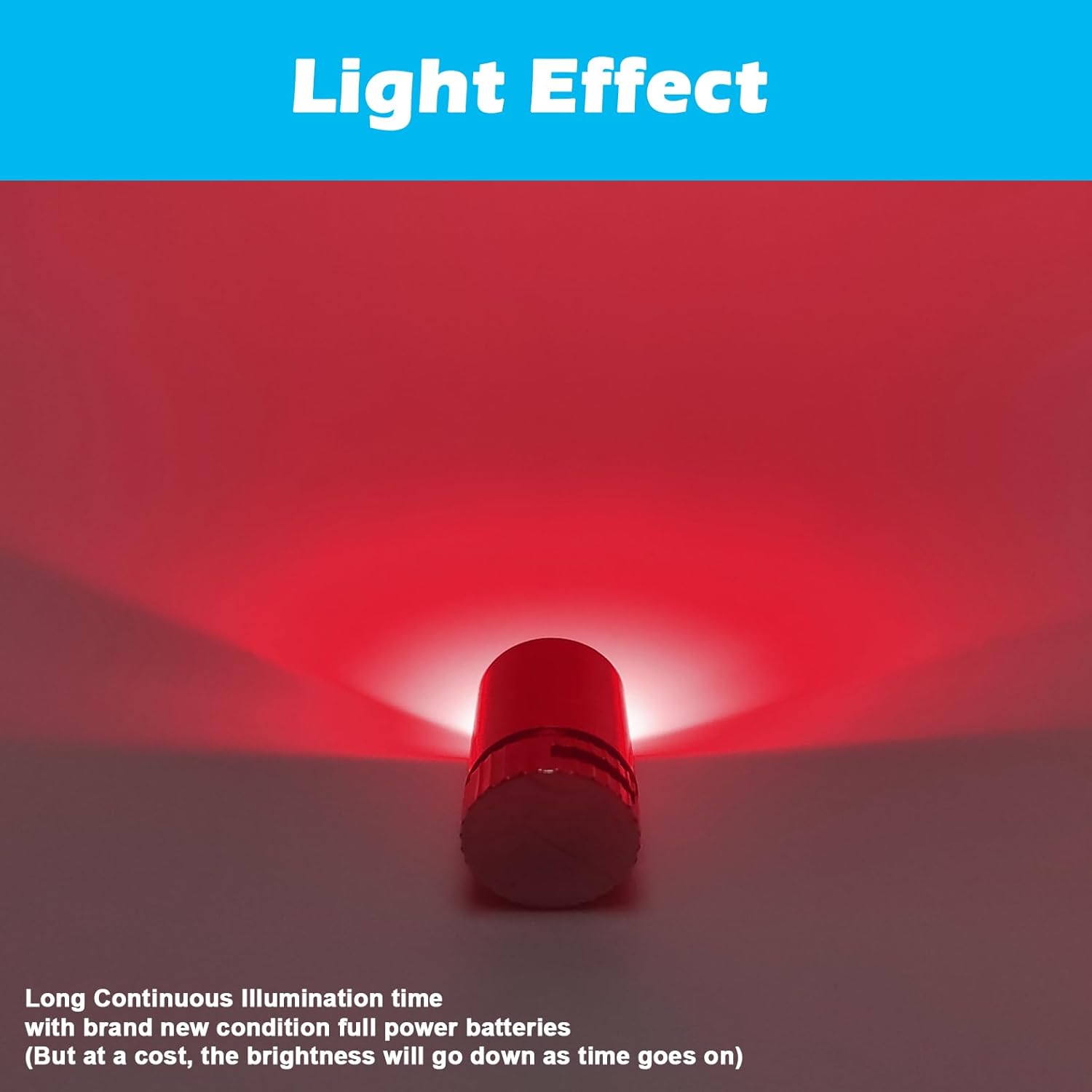 10 pcs Miniature Led Lights for Hand Craft/DIY, Dollhouse Light, Battery Powered - 10 Pack (Red)