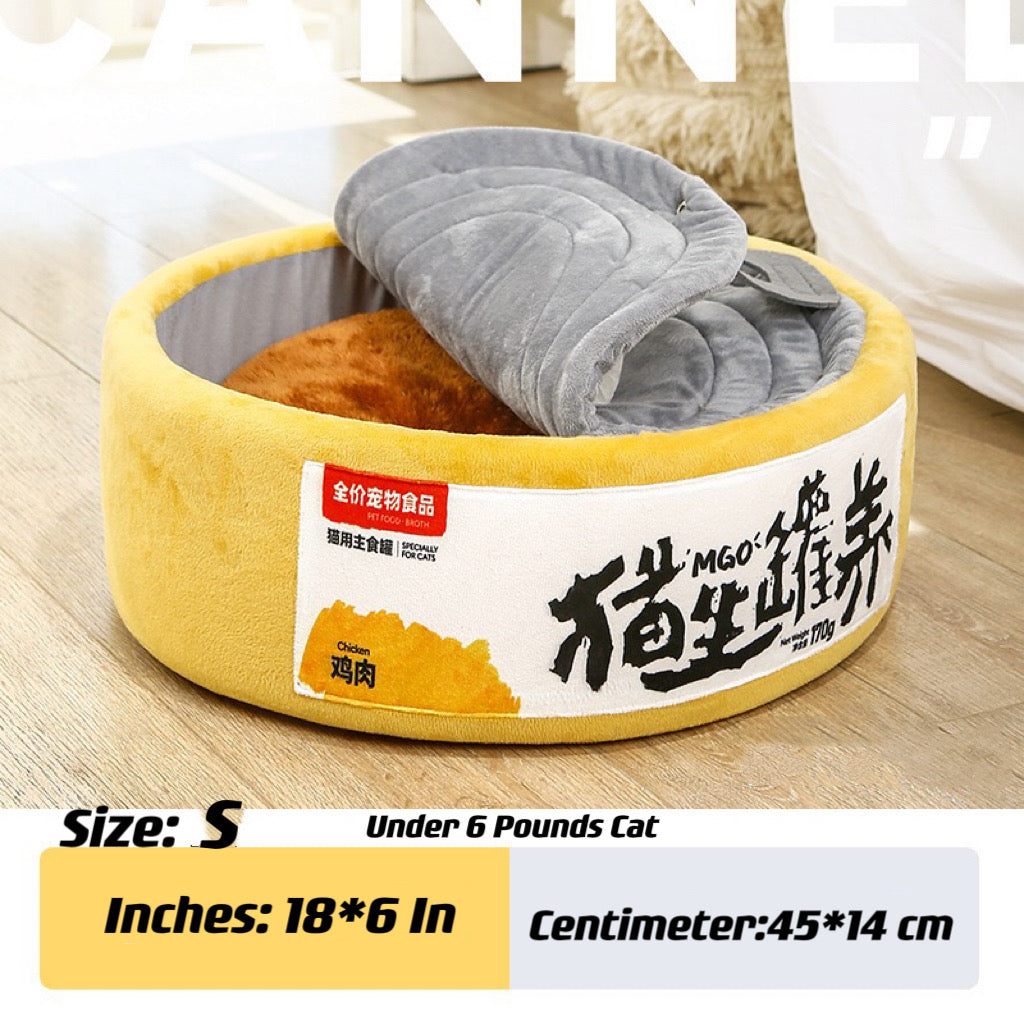 Cat Nest Canned Shape Cat House Cat Sofa Bed