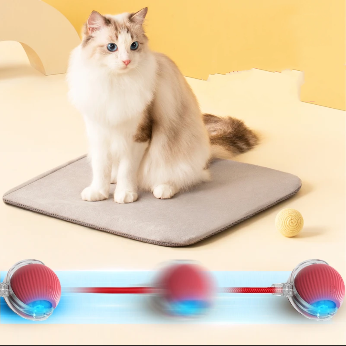 Rotating Smart Ball Pet Toy Cat & Dog