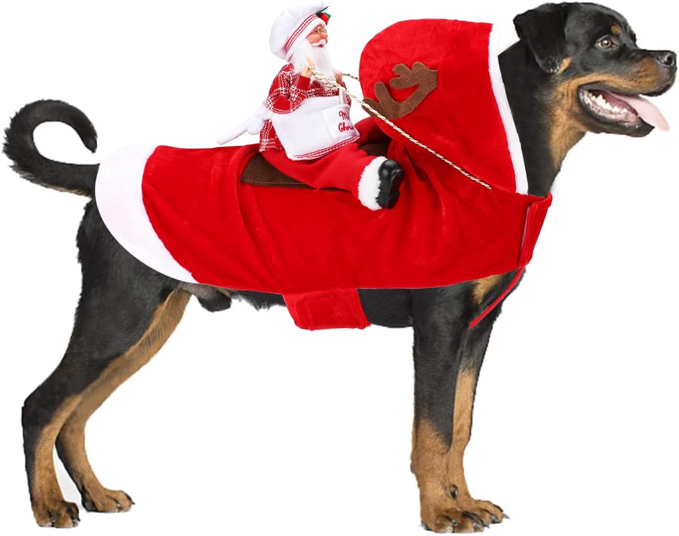 Santa Dog Costume Christmas Pet Clothes