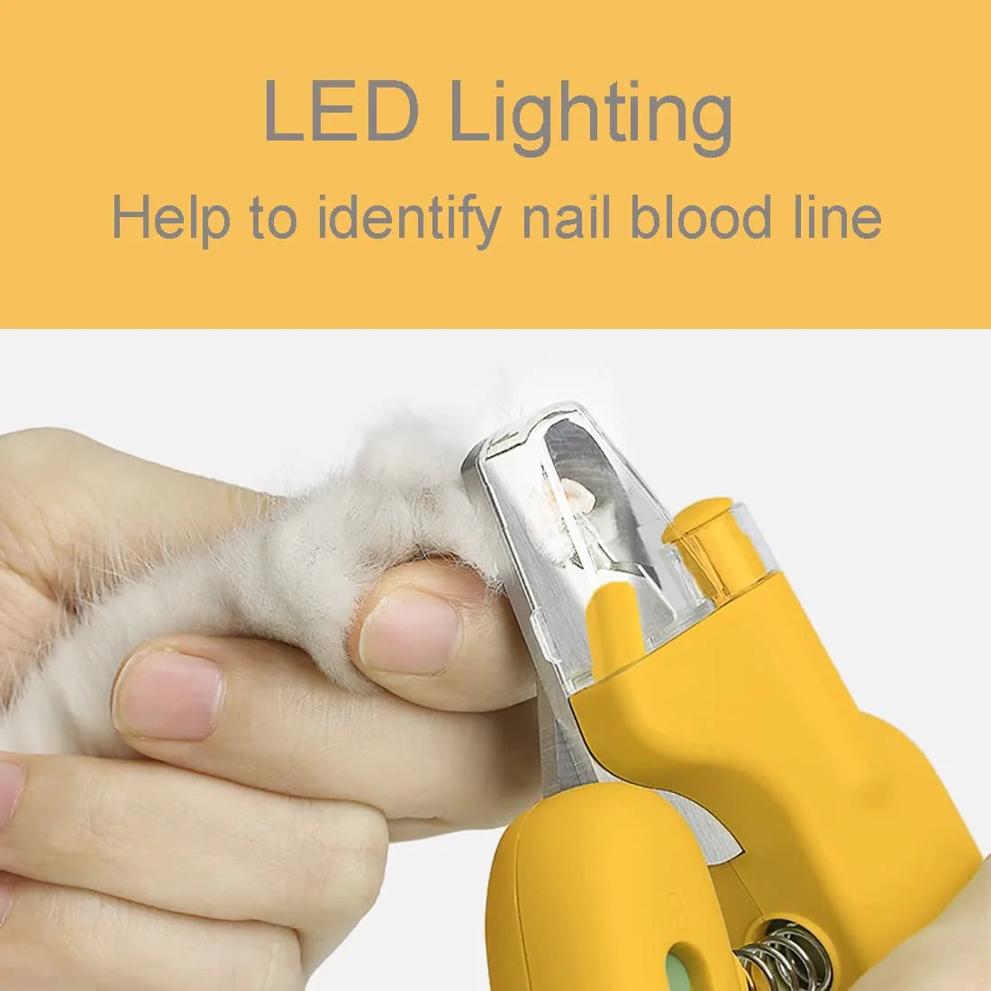 Cats Nail Clipper with LED light