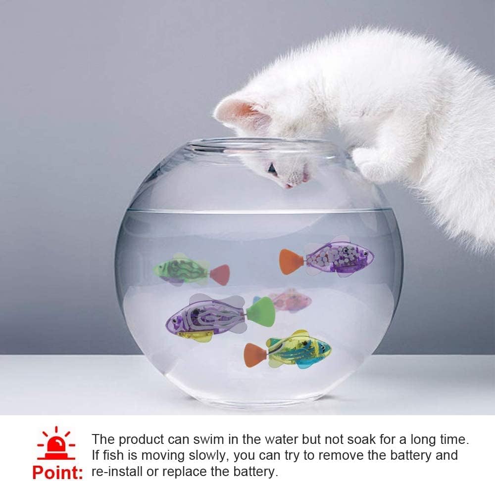 Interactive Robot Fish Toys for Cat/Dog(6 Pcs)