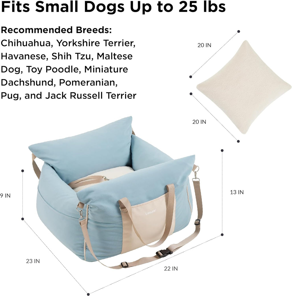 Lesure Small Dog Car Seat for Small Dogs