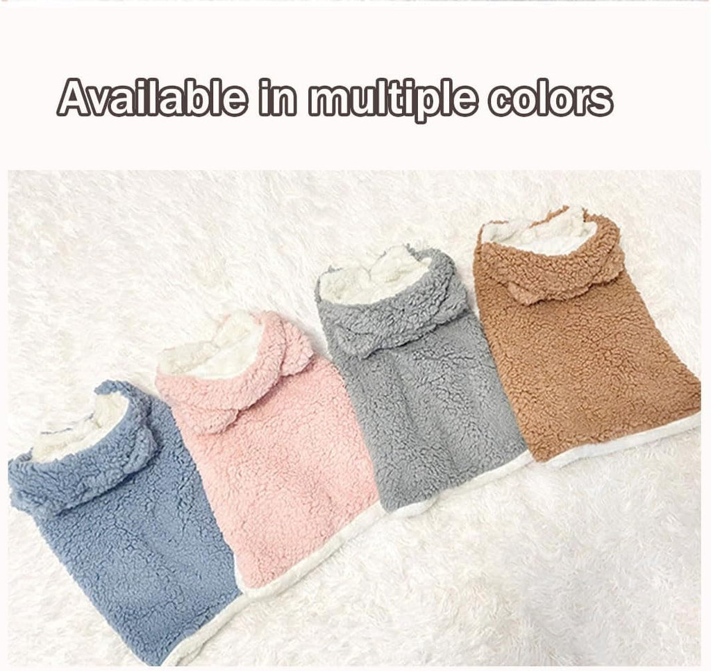 Pet Cape Blanket, Warm Winter Blanket Cape for Dogs and Cats