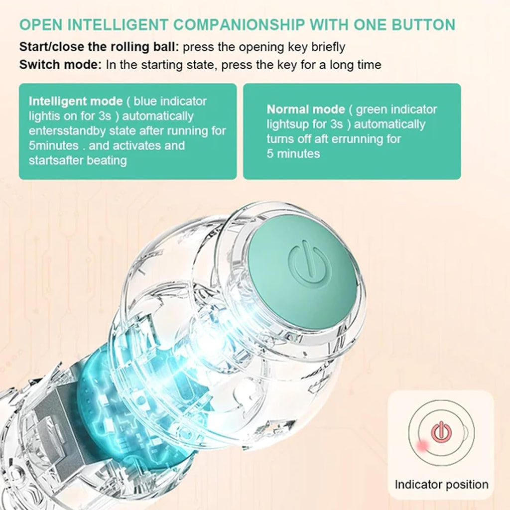 Rotating Smart Ball Cat Toy