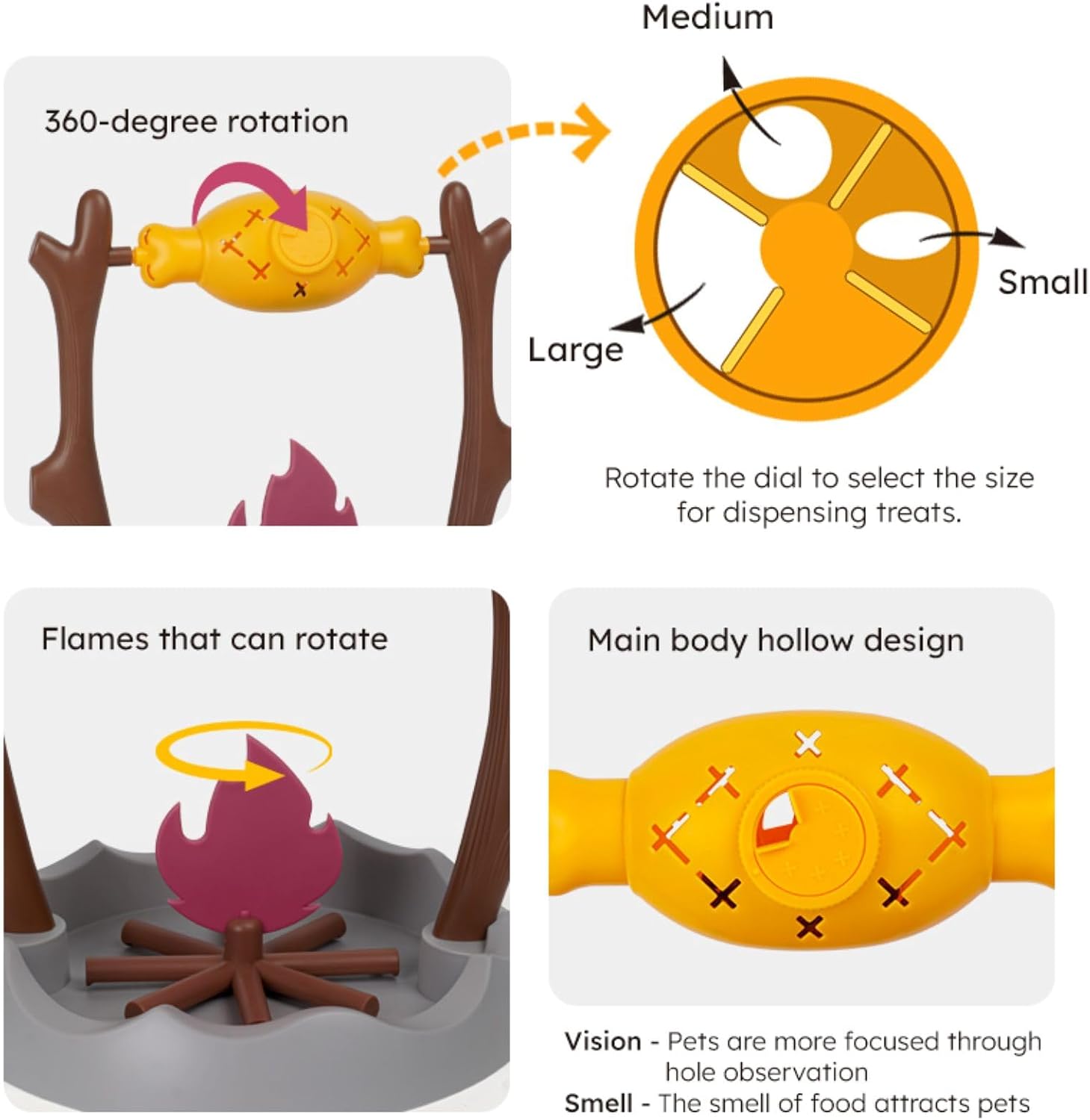 Cat Interactive Snack Dispenser Slow Food