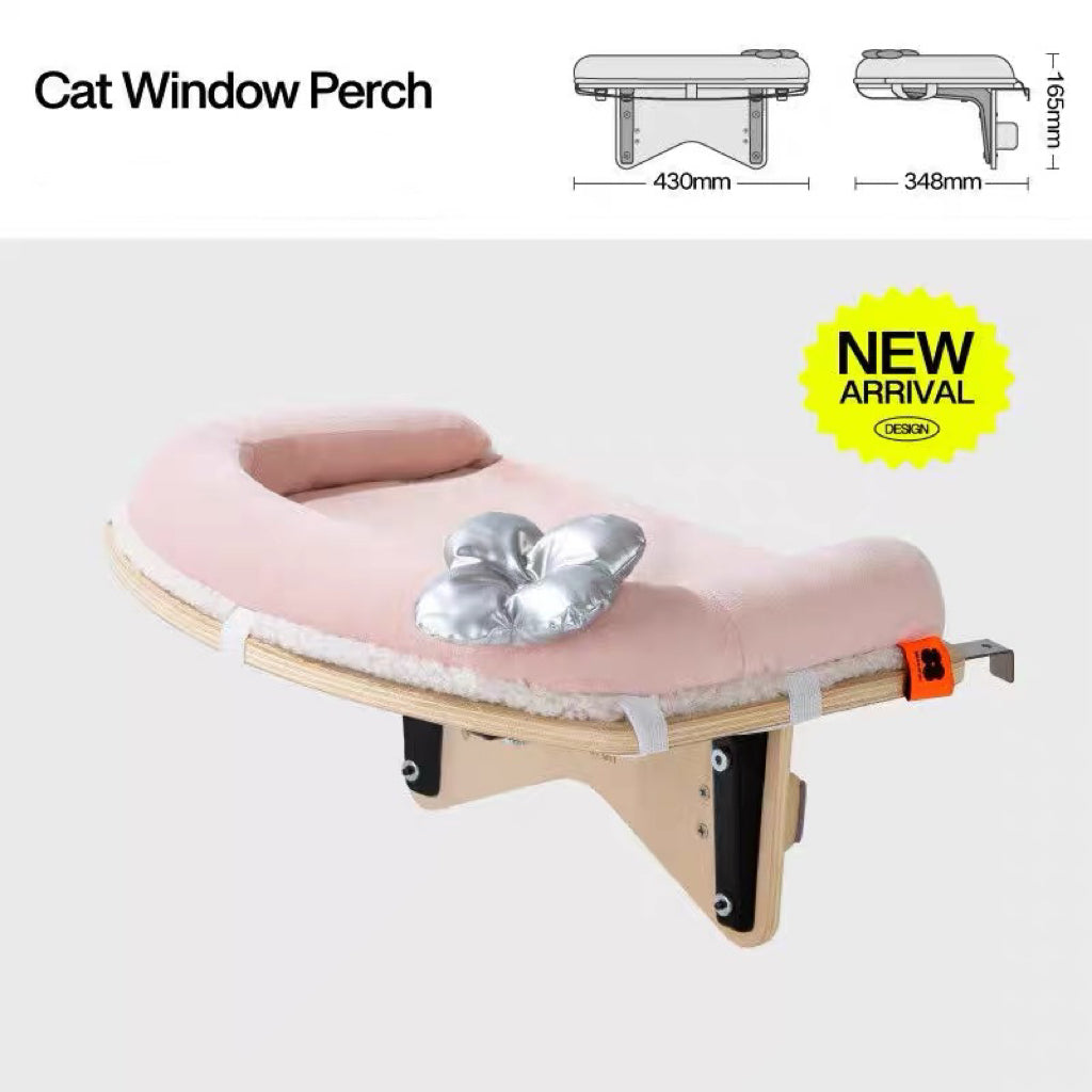 Cat Window & Side Bed Perch