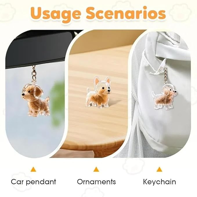 Dog Hair Collector Keychain – Pet Hair Keepsake & Memorial Storage