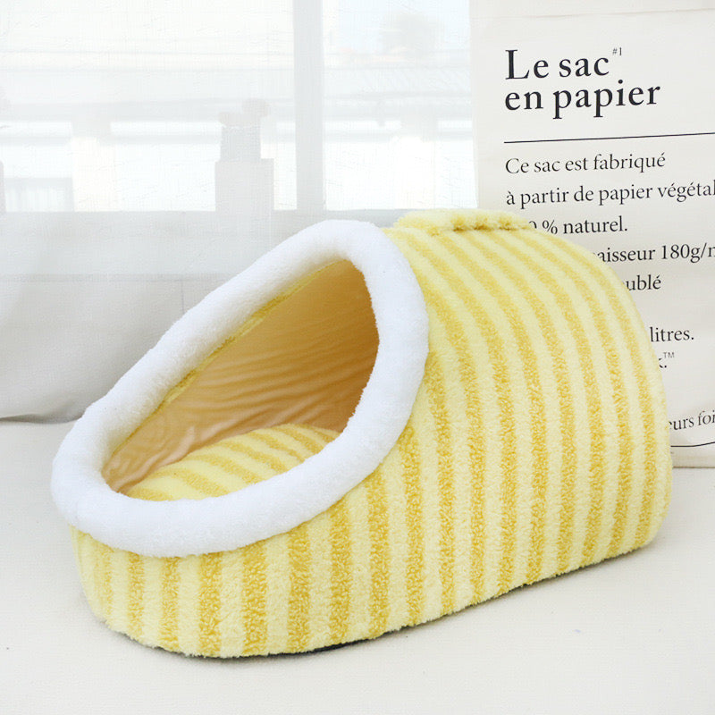 Cat Beds for Indoor Cats,Cute Slipper Cat Bed Cave