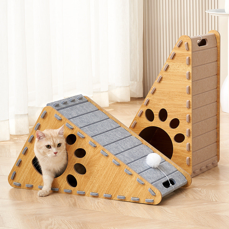 Cat Wall Shelf Prevent Damage To Furniture Scratching Post Cat Bed