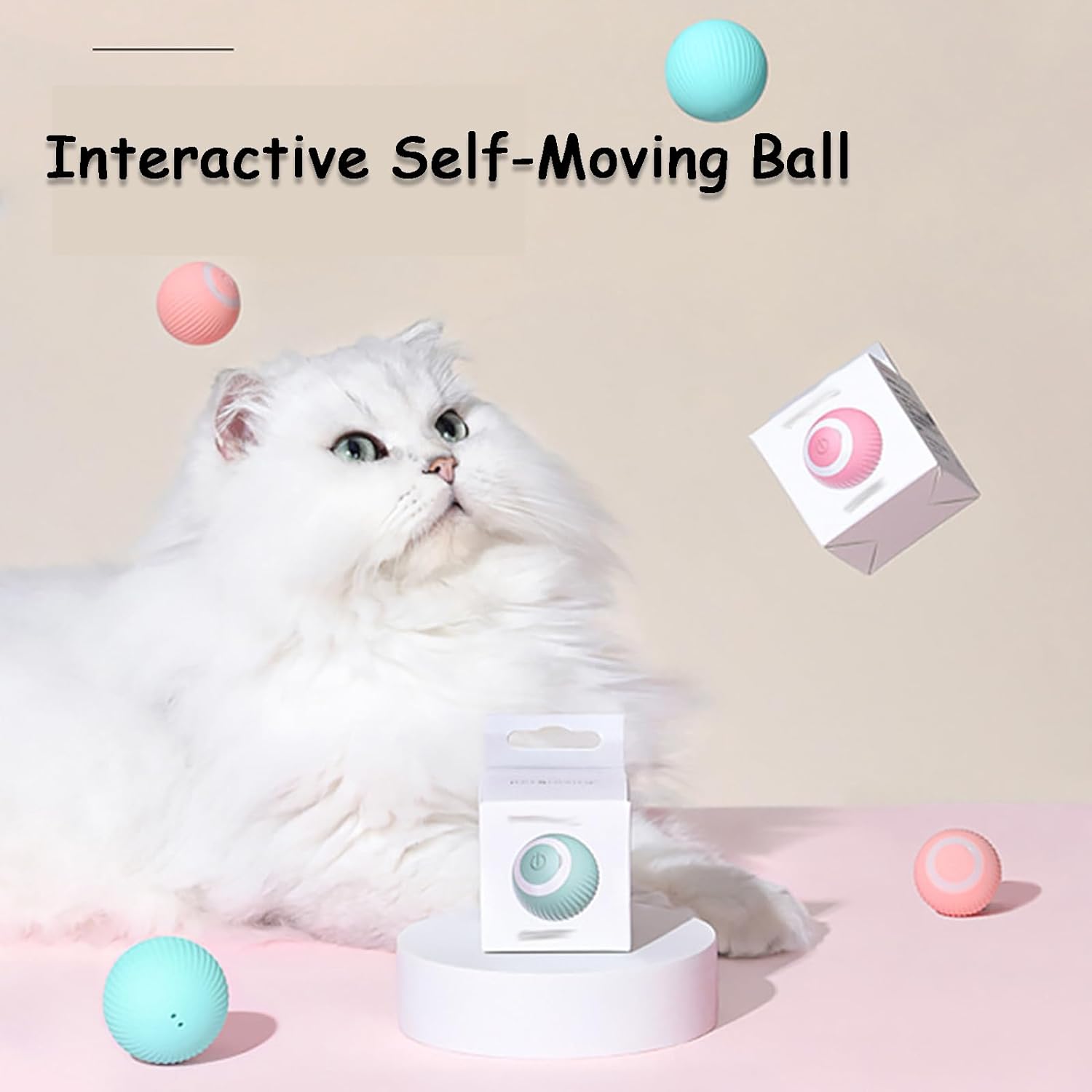 Rotating Smart Ball Pet Toy Cat & Dog