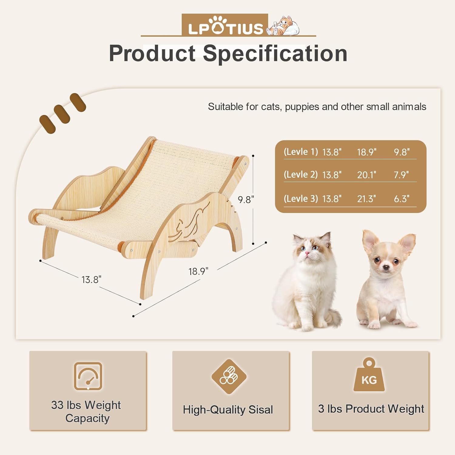 Cat Hammock Beach Chair