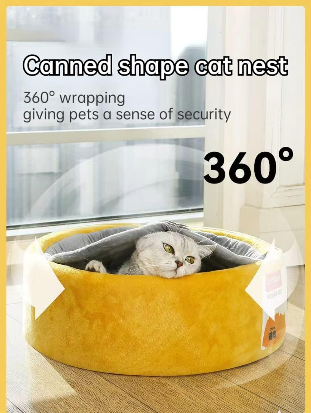 Cat Nest Canned Shape Cat House Cat Sofa Bed