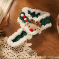 Knitted Christmas scarf Pet Decorations