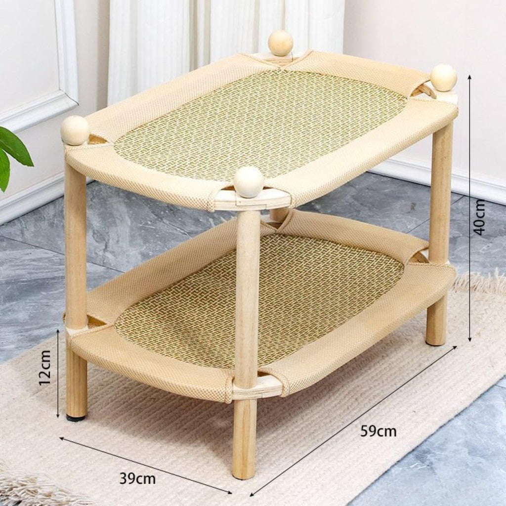 Double Layer Cat Scratcher Bed