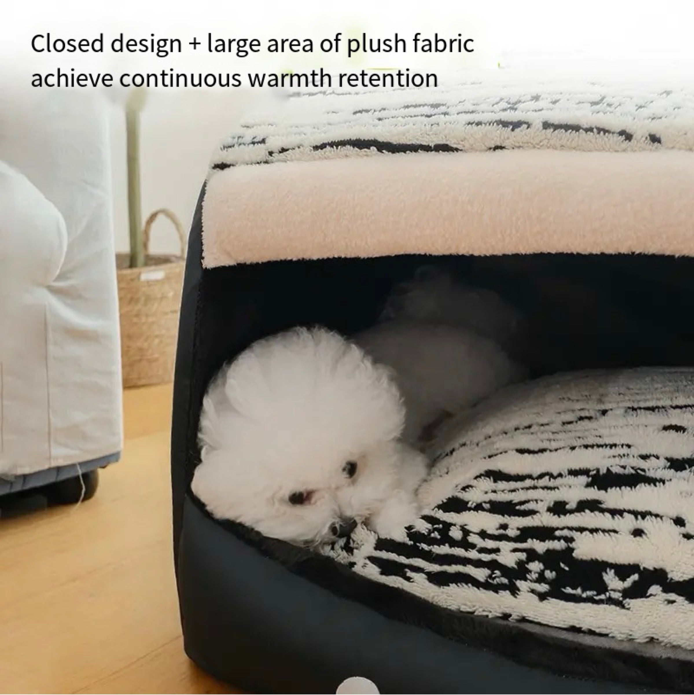 Cozy Pet House,Foldable Warm Kennel Dog/Cat Bed