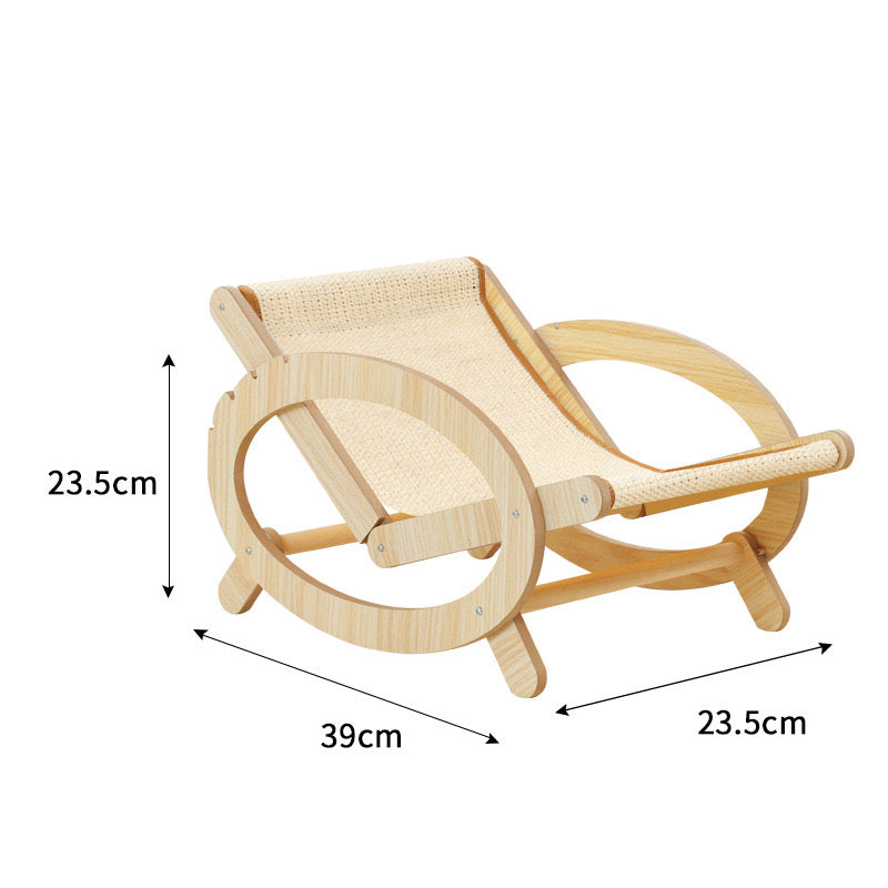 Cat & Dog Hammock Bed Pet Lounge Chair  Adjustment Pet Rocking Chair