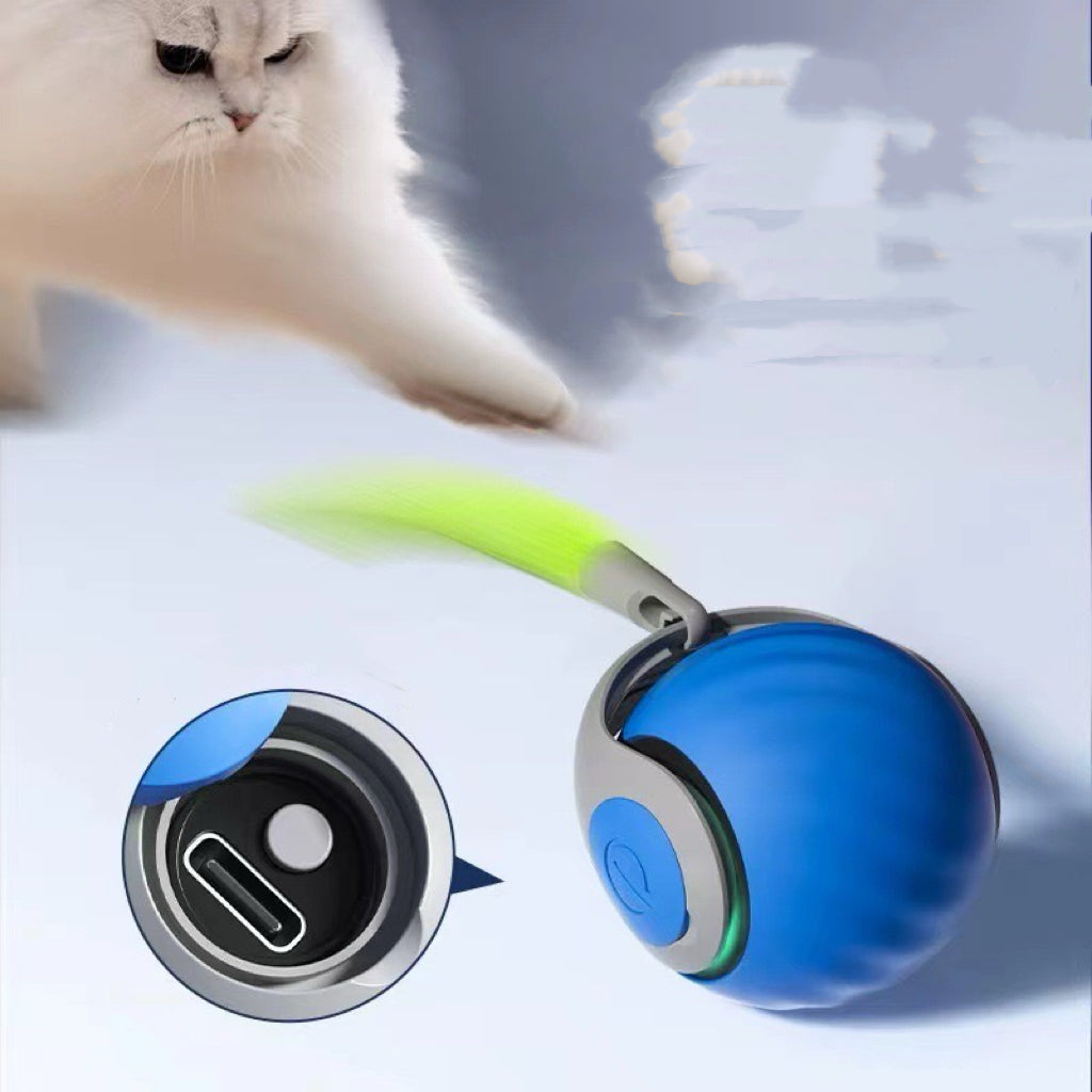 Rotating Smart Ball Pet Toy Cat & Dog