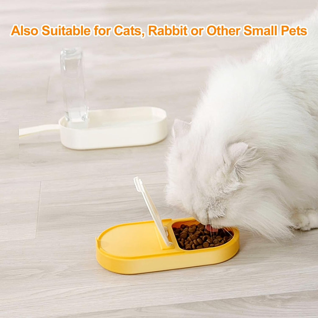 Pet Bowl 2-in-1 Water Bottle  Food Container