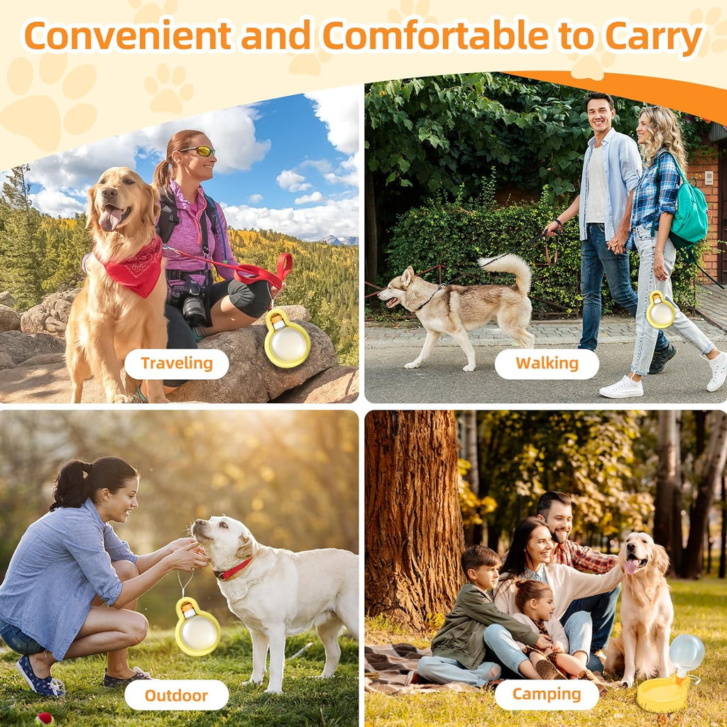 Dog Water Bottle, 19oz Portable Foldable