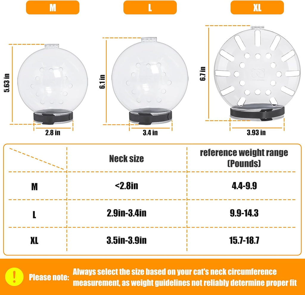 Cat Transparent Muzzle with Breathable Hood