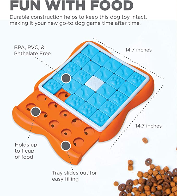 MultiPuzzle Interactive Dog Treat Puzzle Toy