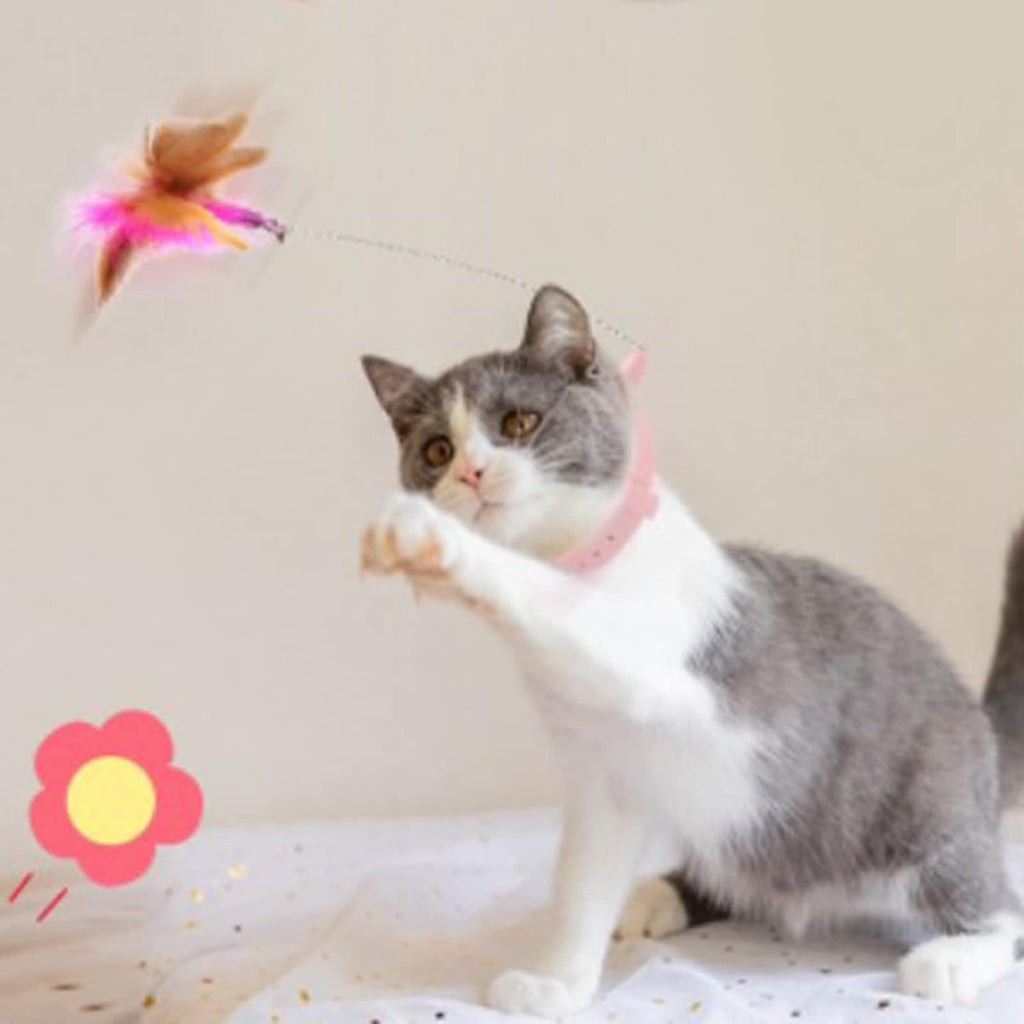 Flexible Interactive Wand with Bell Cat Wand Toys