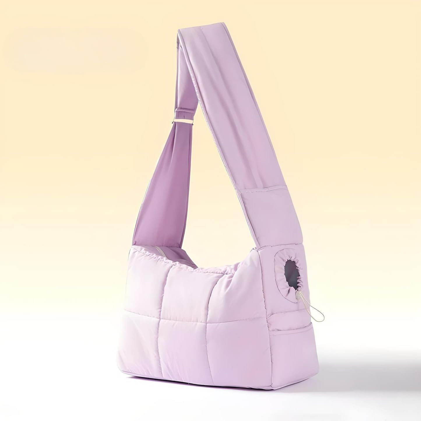 Warm Pet Shoulder Carrier Bag for Cats & Puppies - Hands Free Reversible Pet Papoose Bag