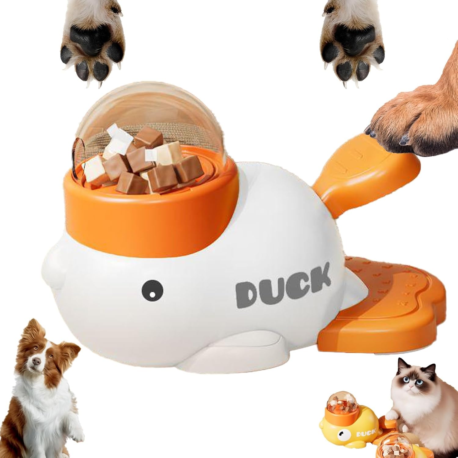 Duck Treat Dispenser, Duck Dog Treat Dispenser