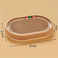 Scratch and Spin Cat Scratcher Pad with Interactive Spinning Balls for Active Play