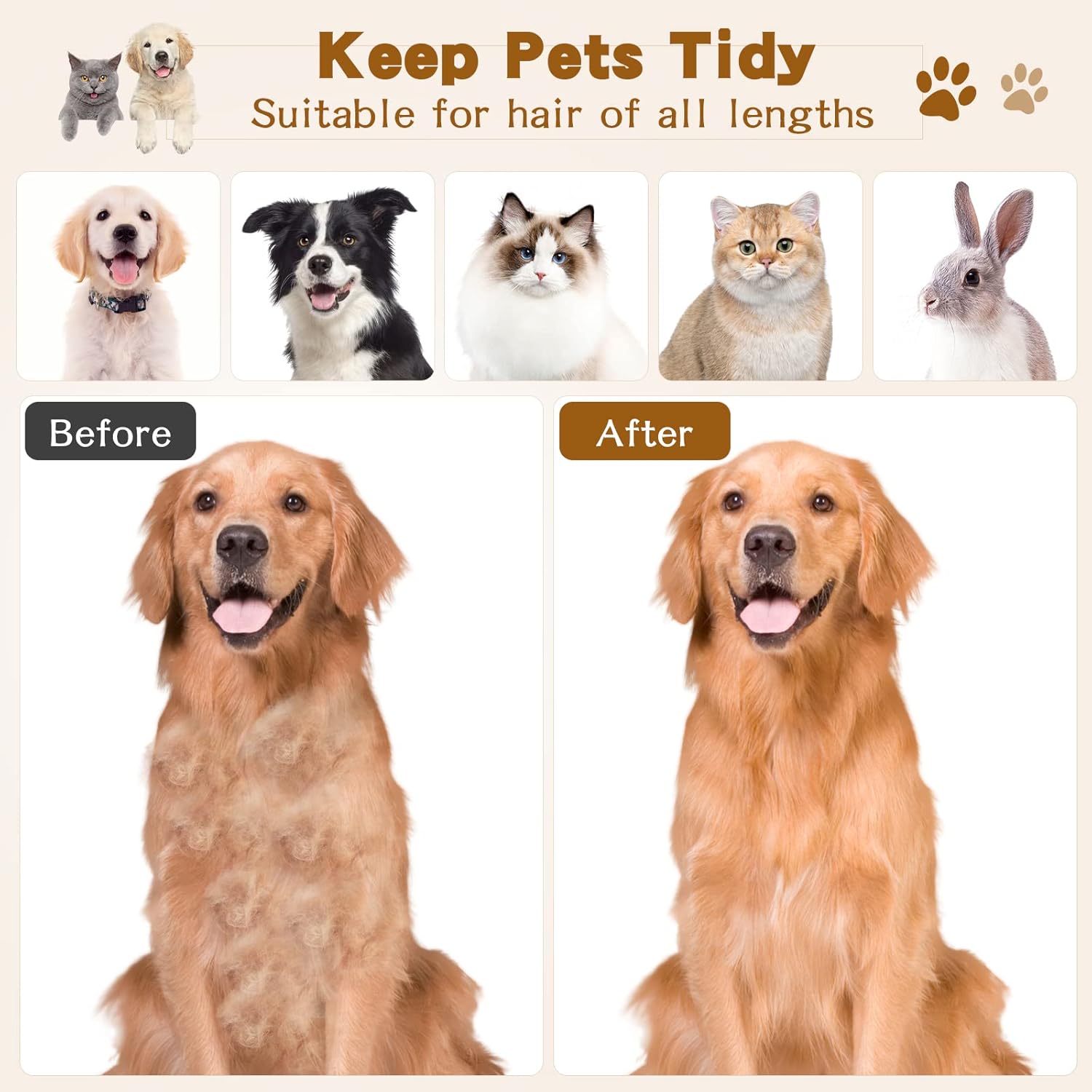 Pet Face and Finishing Comb for Dogs Small Faces Metal Pocket Comb