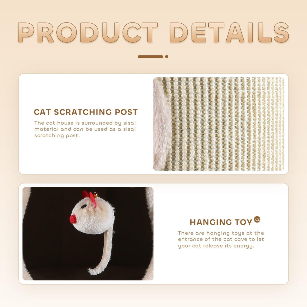 Sisal Bucket Cat Scratching Board – 2-in-1 Round Bed & Furniture Protector